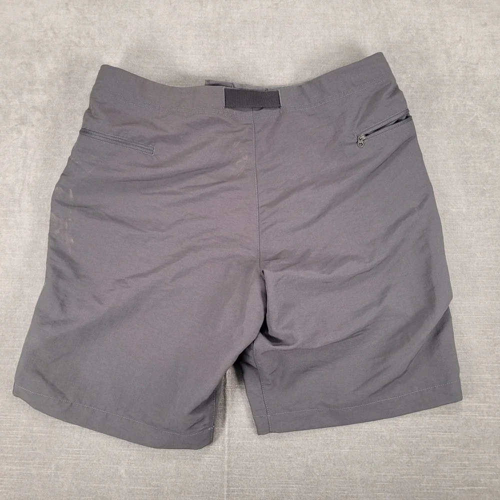 The North Face‎ Hybrid Hiking Shorts Quick Dry Activewear Belted Gray